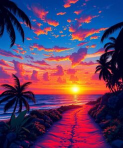 Sunset Trail Paint Numbers