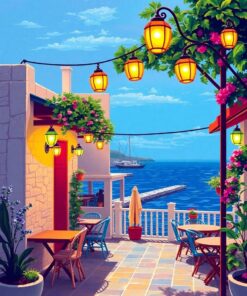 Tavern Lights Paint Numbers