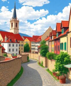 Realistic Old Europe Route Paint By Numbers