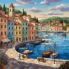 Realistic Old Port Architecture Paint By Numbers