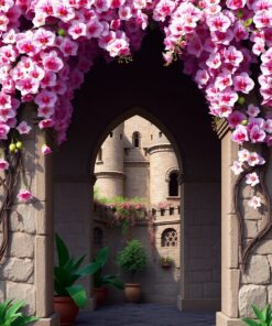 Draped Arch Paint Numbers