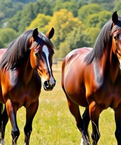 Grazing Steeds Paint Numbers