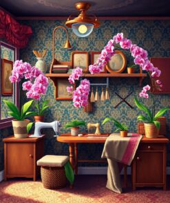 Sewing Room Paint Numbers