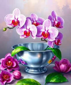 Silver Bowl Paint Numbers