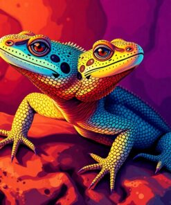 Outback Lizard Paint Numbers