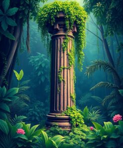 Jungle Column Paint Numbers