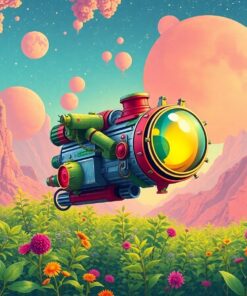 Retro Jetpack Paint Numbers