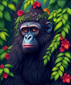 Temple Ape Paint Numbers