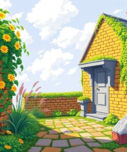 Yellow Bricks Paint Numbers