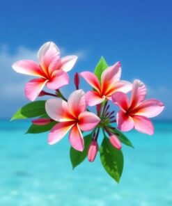 Atoll Blossoms Paint Numbers