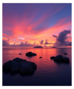 Island Dusk Paint Numbers