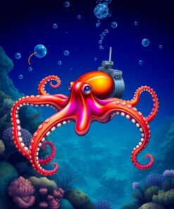 Octopus Submersible Paint Numbers