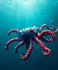 Realistic Pacific Octopus Submersible Paint By Numbers