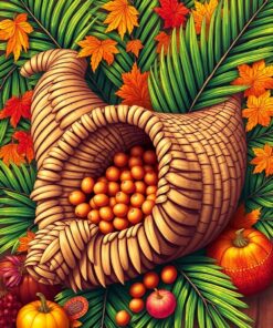 Frond Cornucopia Paint Numbers