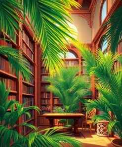 Library Study Paint Numbers