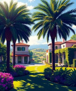 Shaded Villa Paint Numbers