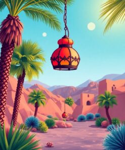 Spring Lantern Paint Numbers