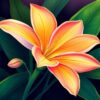 Realistic Paradise Flower Drawing Paint By Numbers