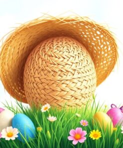 Straw Hat Paint Numbers