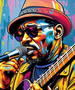 Musician Portrait Paint Numbers