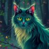 Forest Feline Paint Numbers