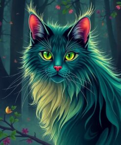 Forest Feline Paint Numbers