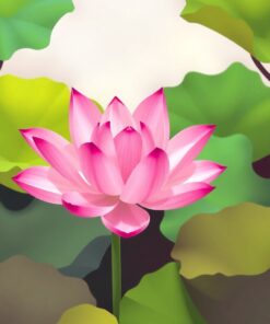 Lotus Tea Paint Numbers