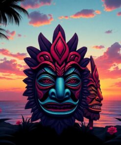 Mask Dawn Paint Numbers