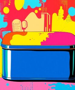 Realistic Pop Art Tins Paint By Numbers