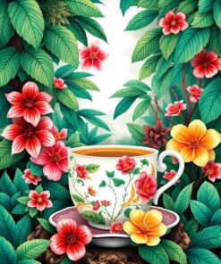 Jungle Tea Paint Numbers