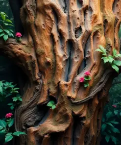 Realistic Potoo Bark Illusion Paint By Numbers