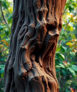 Realistic Potoo Bark Illusion Paint By Numbers