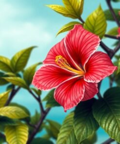 Island Hibiscus Paint Numbers