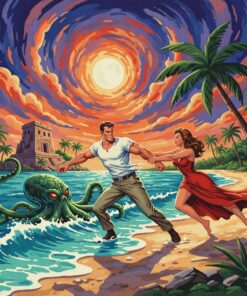 Realistic Pulp Beach Encounter Paint By Numbers