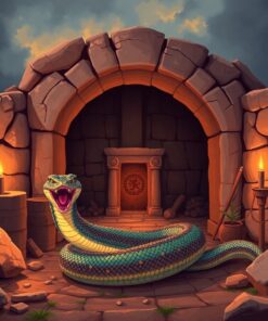 Realistic Python Ruined Tomb Paint By Numbers