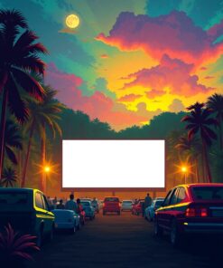 Cinema Glow Paint Numbers