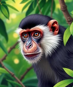 Rainforest Monkey Paint Numbers