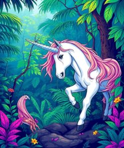 Unicorn Discovery Paint Numbers