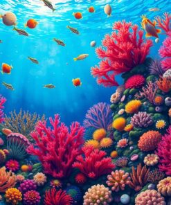 Realistic Reef Tempest Paint By Numbers