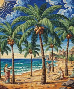 Realistic Renaissance Coconut Grove Paint By Numbers