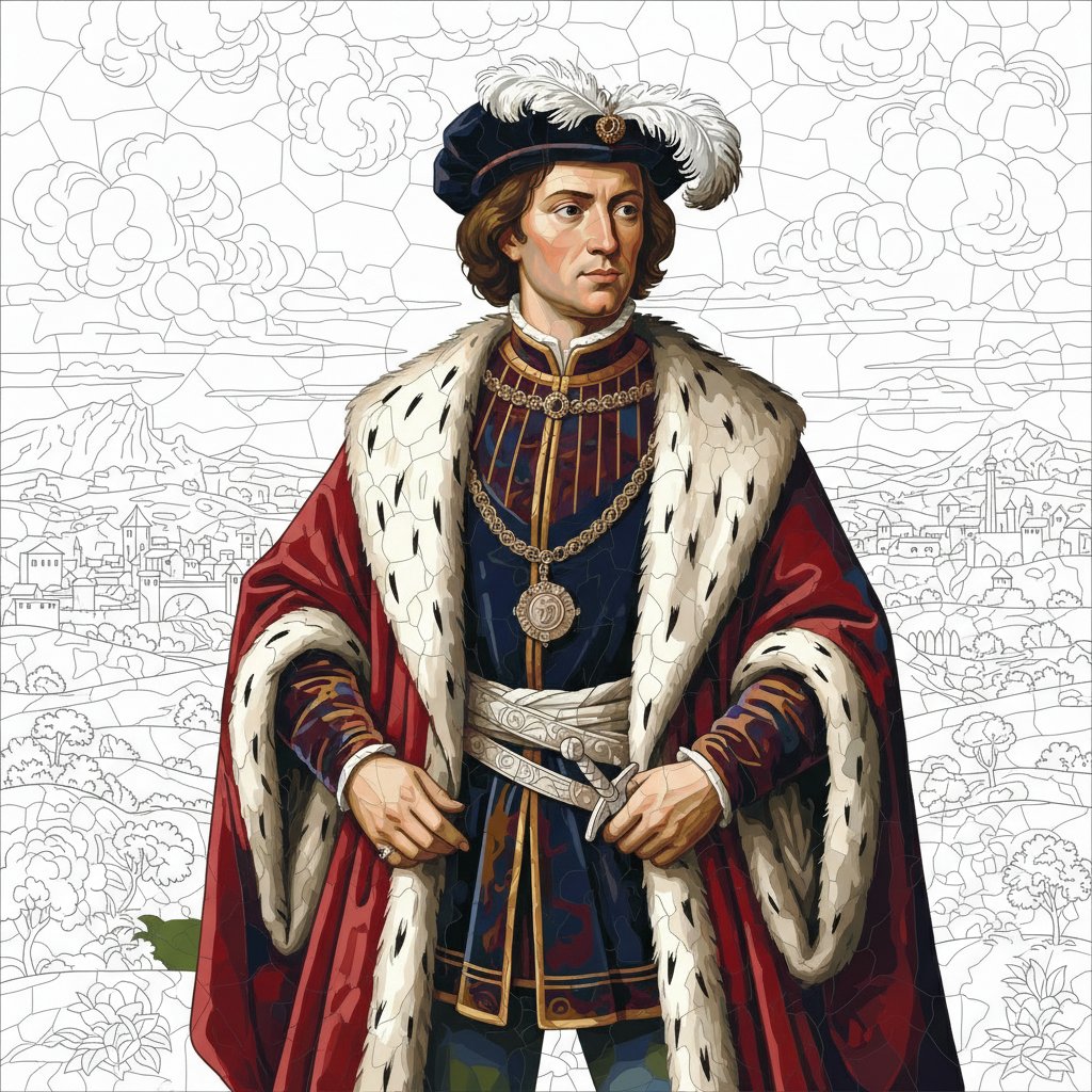 realistic-renaissance-emissary-paint-by-numbers-kit