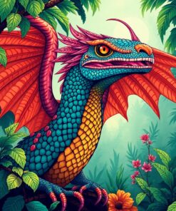 Jungle Gaze Paint Numbers