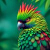 Quetzal Portrait Paint Numbers