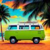 Beach Van Paint Numbers