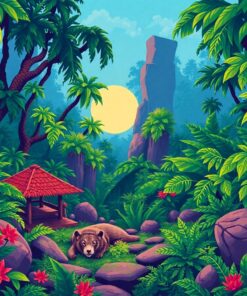 Jungle Gaming Paint Numbers