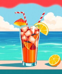 Summer Drink Paint Numbers