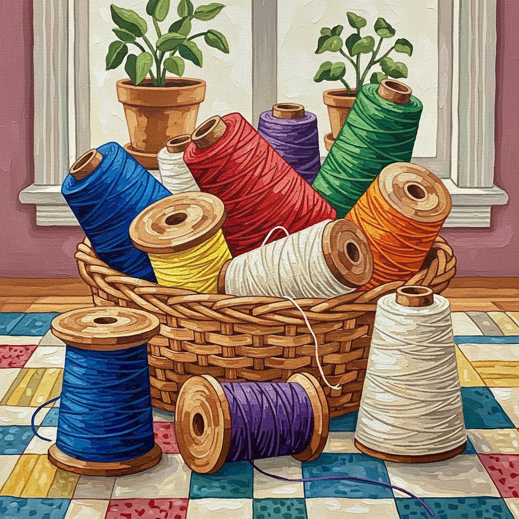 realistic-retro-thread-spools-paint-by-numbers-kit