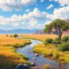 Riverine Oasis Paint Numbers