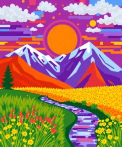 Roseate Courting Paint Numbers