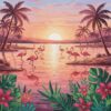 Realistic Roseate Lagoon Summer Paint By Numbers